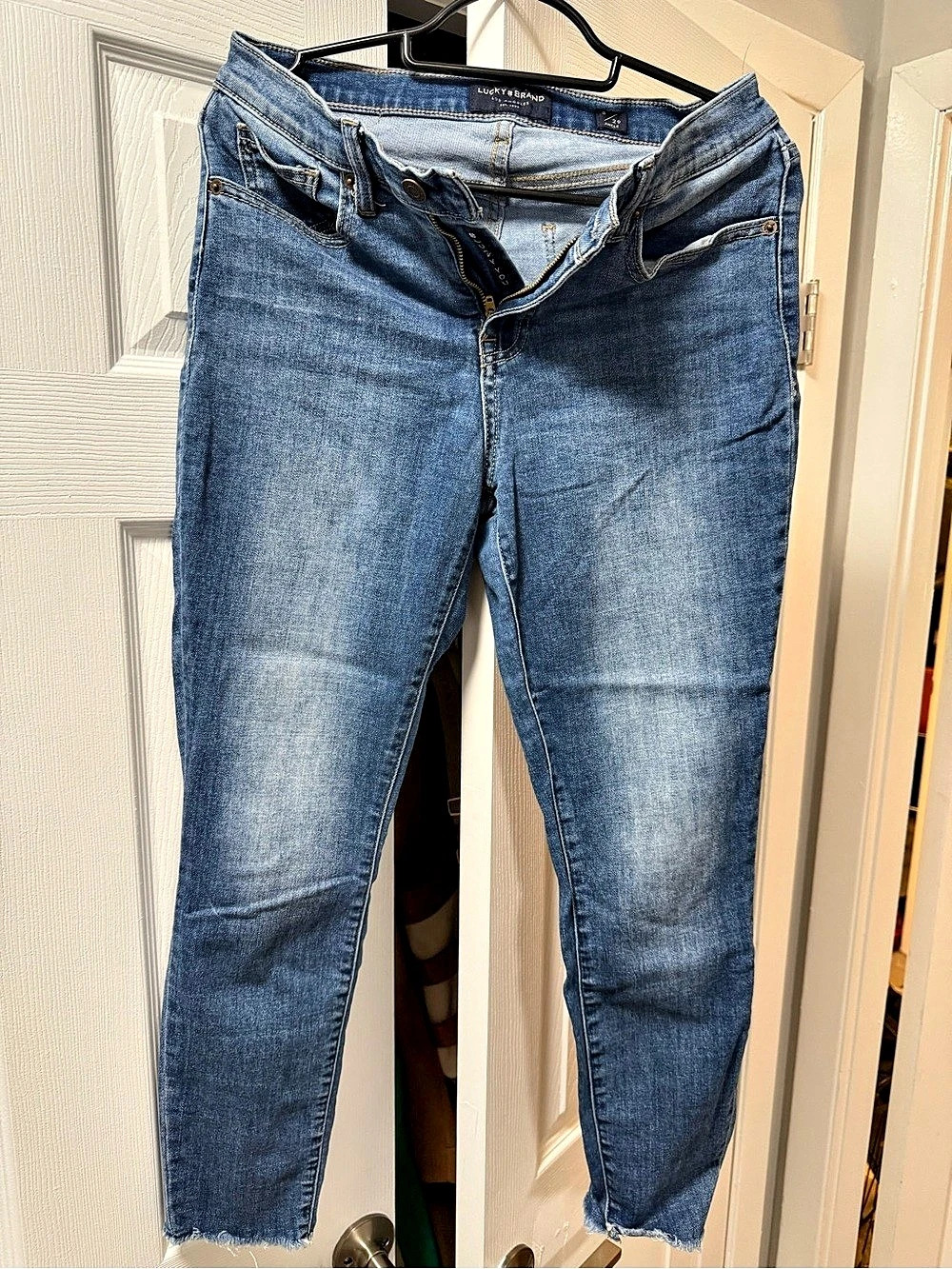 Lucky Brand Skinny Jeans Denim Blue Waist 29 Size 8